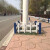 安晟达 市政锌钢绿化带隔离栏 安装高度0.3m*3.05(1立柱+3m栏)