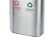 南 GPX-218B 分类环保垃圾桶 地铁分类不锈钢垃圾桶垃圾箱果皮桶 砂钢 内桶容量86升