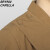 BRYNN CAPELLA新中式纯棉姜驼色撞色线斜门襟侧开原创短袖衬衫男女 E3927 姜驼色 XL