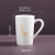 马克杯带盖勺男女陶瓷杯子韩版学生情侣牛奶咖啡杯大容量茶杯 白杯-精品盖勺-P