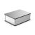 防水铝合金仪表外壳仪器控制器铝盒定制接线铝型材壳体200-150 A款20015050皓月银