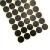 玛仕福 圆点不干胶贴纸 彩色色标分类记号定位标签贴25mm黑色（600贴/包）