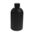 垒固 塑料小口圆瓶 HDPE小口样品瓶黑色避光塑料试剂瓶带内盖邮样瓶 1000ml（5个/袋） 