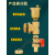 地暖分水器自动排气阀暖气片1寸末端DN25放水阀门放气三尾件 套装2:1寸自动排气放水阀(电镀
