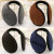 SMVP晚上睡觉耳罩 耳罩可侧睡 睡眠睡觉用的耳套保暖护耳朵防冻耳 黑色+咖啡