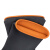 雨林军   耐酸碱橡胶手套工业耐油防水防滑黑色作业手套橡胶耐用    单位：双 黑色 短袖35cm(5双） 