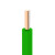 起帆(QIFAN)电线电缆 国标B级阻燃铜芯特软线 多股软线 导体结构 ZB/ZR-RV6平方84*0.3mm  100米绿色