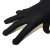 谋福（CNMF） 漂白棉纱点珠点胶手套 防滑耐磨PVC点塑手套 黑色 1打12付