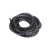 黑白缠绕管包线管电线保护套pe绕线管螺旋束线管收纳理线电源 白色Φ4(18米)