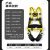 SHANDUAO 五点式安全带 高空作业安全绳双钩国标套装 全身式保险带AD9040 双小钩5米