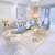 羿木梵森 美式轻奢实木沙发123组合欧式现代大小户型客厅法式新款沙发定制家具 椭圆茶几