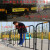 京铣铁马护栏 临时施工围栏 市政护栏 道路施工护栏隔离栏公路护栏铁马围栏 1.2*2米片式不锈钢