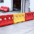 兆燊 吹塑三孔水马130*70cm红色注水围栏施工护栏道路安全隔离墩