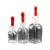 佑工信 胶头滴瓶 茶色/透明玻璃滴瓶 多规格玻璃滴瓶 胶头滴瓶  单位：个 125ML白滴瓶（3个装） 