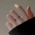 LUCKY TIPS925银黑色戒指女中性小众设计开口戒简约风食指戒生日礼物送女友 黑色戒指