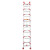 LIGHTSTEP铝合金伸缩梯子加厚升降梯单面直梯子户外工程梯  定制品 双踏板5.5米伸11米 厚5.0MM