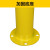 U型M型双层钢管防撞护栏道路防护固定U型加油站停车位桩隔离警示 M双76*1300*600*1.5黑黄