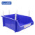 苏识 XK004 250*155*110mm货架斜口分类零件盒组合式物料收纳盒10个装（计价单位：套）蓝色