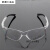 电焊眼镜护目镜平光镜焊工劳保防尘防风平光打磨玻璃氩弧焊激 小平光