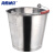 海斯迪克 gnjz-1515 不锈钢提水桶 特厚铁桶 手提桶大容量加油站提水桶大水桶饲料桶洗车桶 带磁24cm