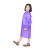 钢米 防暴雨随身携带轻便EVA非一次性连体雨衣 学生雨衣束口紫色（10件)3540413