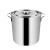 亿箬 厚2.0MM不锈钢桶 外直径35cm 加厚带盖圆桶商用304不锈钢汤桶水桶油桶 条形耳款