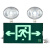 消防应急灯新国标led安全出口指示牌二合一指示灯疏散应急照明灯 老国标(多功能-右向)