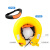 劲感 便携式救生腰带 自动充气式救生衣 钓鱼成人大浮力救生圈 橙色自动（加口袋可放手机）