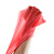 蓓尔蓝WAB0335红色塑料背心袋手提式方便袋超市购物打包袋包装袋28*48（100只）