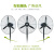 海斯迪克 工业风扇 强力电风扇 立式大风力摇头扇 落地扇铝叶 500型 HKT-321