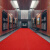 兰诗 DM03 双条纹地毯 地面防滑垫 酒店走廊除尘垫 红色0.9*15m（整卷发货）