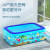 迪士尼充气游泳池儿童家用宝宝婴儿洗澡户外大型小孩气垫折叠家庭水池 蓝色117*92*33cm(基础套餐)
