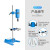 沪析 搅拌器机械数显悬臂调速混合器工业螺旋电动实验室搅拌机 JB300-SH（300W数显） 