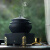 山本堂煮茶壶家用煮茶器功夫茶具套装火山石陶瓷带盖煮茶器整套 玄天·帝王系列(茶刀套组 (带杯架))-