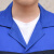 蓝大褂耐磨工作服男女士防尘长袖长版围裙防尘罩衣劳保 普通款:枣红色 XL