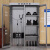 安燚 304材质1.8*1.2*0.4米含8件套 304不锈钢器材柜装备柜安全器材柜QC-01