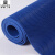洛楚（Luxchic）蓝色S型镂空网眼地毯实心双峰 5.5mm 1.2x15米一卷 防水泳池地垫PVC塑料疏水浴室洗手间防滑