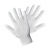 胜丽SL5008L白色棉质汗布手套棉毛礼仪手套检查手套品检手套200g/打12副装