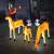 博雷奇仿真动物模型景观灯户外公园花园圣诞节小鹿摆件工程装饰灯具 海马