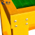 单层绝缘凳 高400mm长300mm宽500mm 绝缘工作台 玻璃钢登高凳 电 黄色 单层 小凳 高40CM