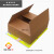 亮程纸箱 包装盒飞机盒快递纸盒子三层特硬扁平方形广东满 T6号360x300x60mm 3层