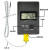 TM902C测温仪手持式温度表81533裸露探针双针滚轮手柄表面热电偶 TM902C表（含1米小花线）