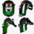 TLXT电焊变色面罩 自动变光变色电焊面罩焊工焊帽防烤脸神器氩弧焊头 急速变光焊帽+5保护片
