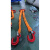 起重吊带吊绳2吨2腿4腿10吨吊装带扁平吊带组合吊索具5吨柔性吊带 三腿 3吨5米【总承重】