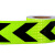 沸耐笙 FNS-24812 箭头晶格反光贴安全警示胶带 荧光绿20cm宽*25m长 1卷