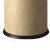 南 GPX-43 南方圆形单层垃圾桶 镜金圈 米黄色皮 商用客房无盖垃圾桶带活动钢圈 房间桶 果皮桶