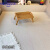 定制灰色4米宽满铺地毯办公室客厅耐脏卧室全铺拍照大面积地垫 莫兰迪粉色条纹地毯 1m宽(需要几米长--数量填几