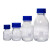 希万辉 实验室密封蓝盖试剂瓶 （2个）高硼硅透明100ml