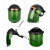 电焊防护面罩焊工烧焊防飞溅面具二保焊工男防烤脸头戴式焊帽 单独屏浅绿色