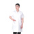 鑫工派 白大褂 短袖药店实验室工装男女同款优质棉短袖XL（170-175）